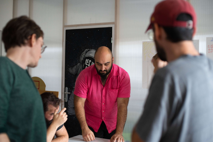 L'équipe Yes We Dev en atelier